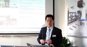 A man doing a presentation