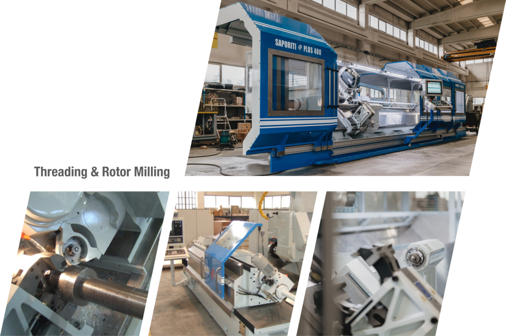 A collage of the Saporiti PLUS Range