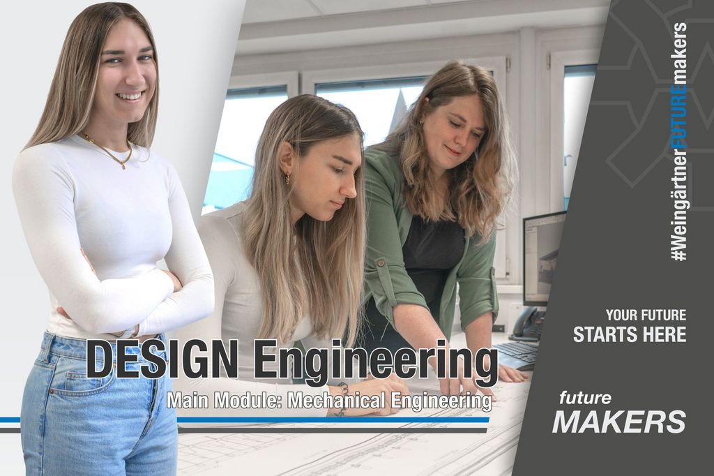A young lady and her mentor for design engineering